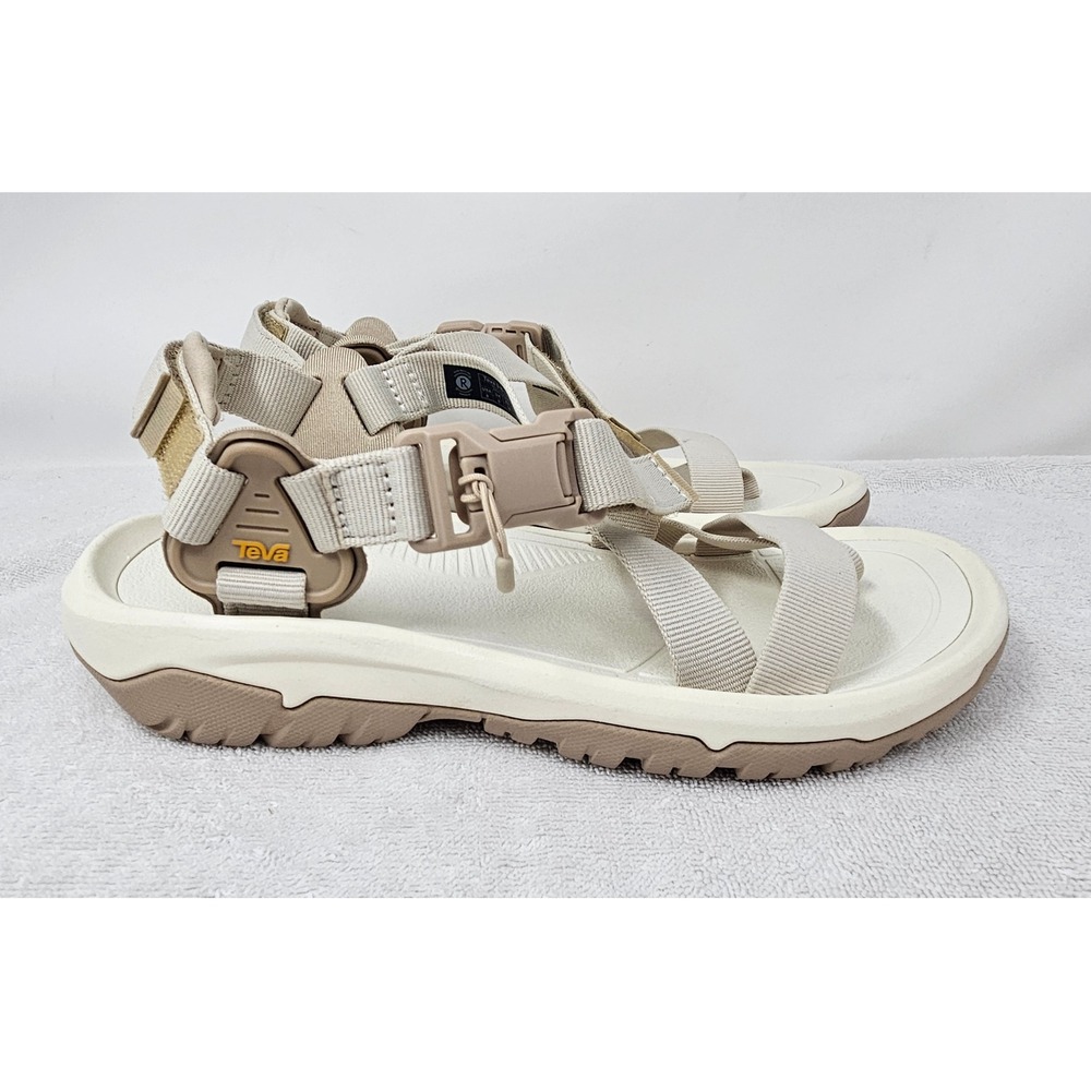 Teva Women's Hurricane Terra Dactyl Strap Sandals, Sz 8, Birch Beige, NEW/BLEM